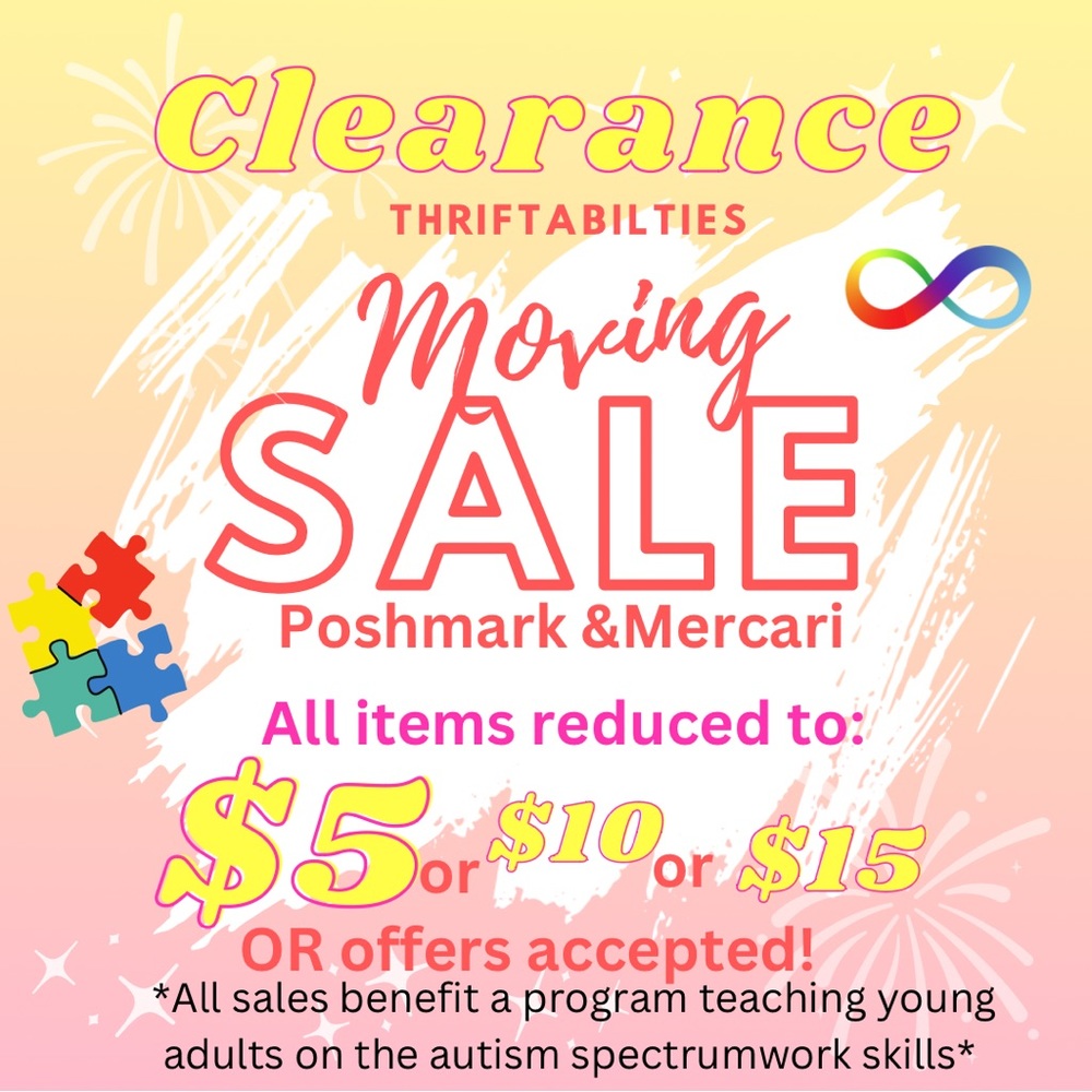 Everything must go closet clearance clear out sale $5 $10 or $15 make offers!